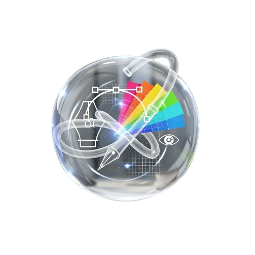 3D graphic designing globe with creative design elements for digital marketing and branding visuals